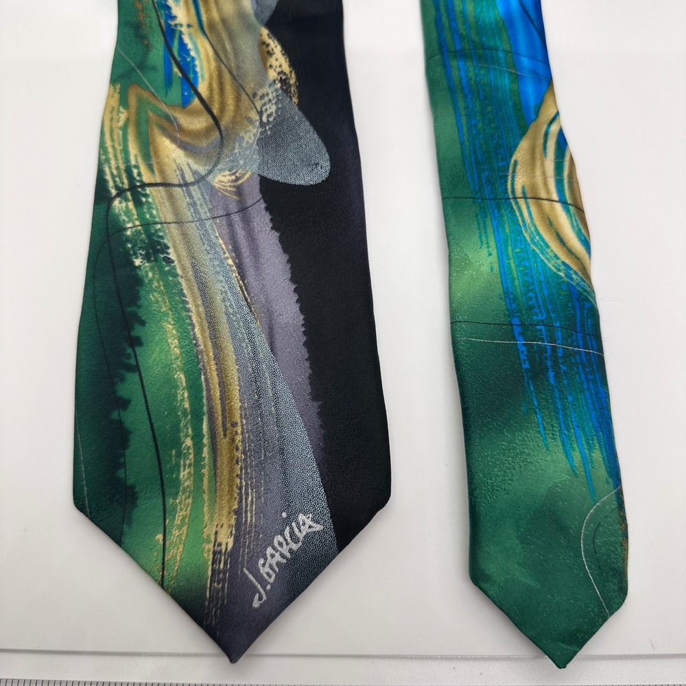 J. Garcia Banyan Tree II Necktie Silk Collector's Edition Art Tie‎